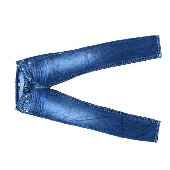 Vintage True Religion Jeans Size 27 SKINNY Blue - Picture 3 of 5